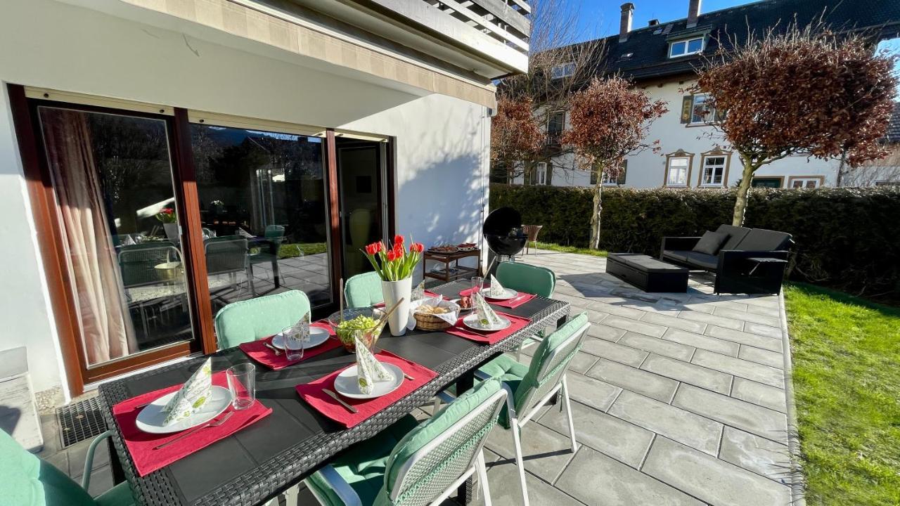 Large Holiday Apartment With Sauna, Terrace, Garden And Open Fireplace Lenggries Exterior photo